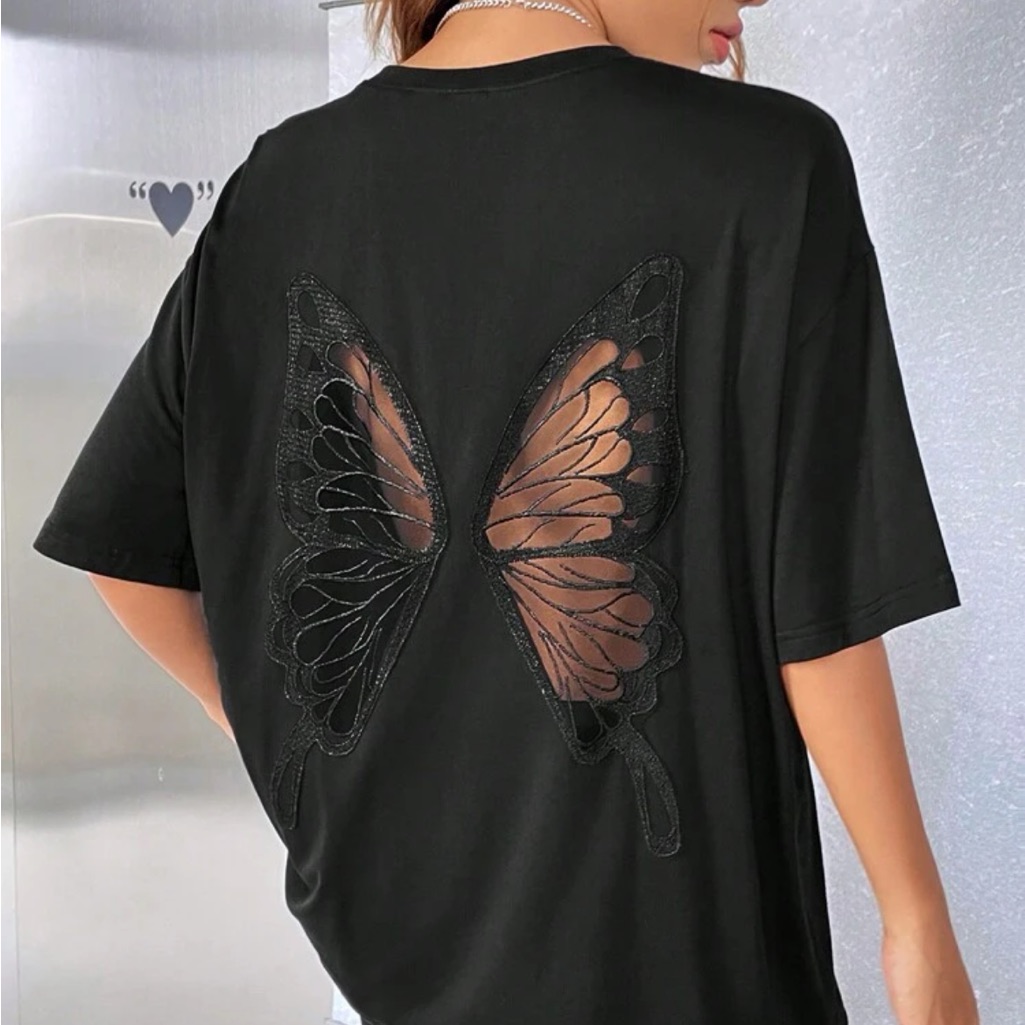 Solid Drop Shoulder Tee